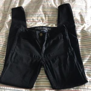 American Eagle Black Super Super Stretch Jeans